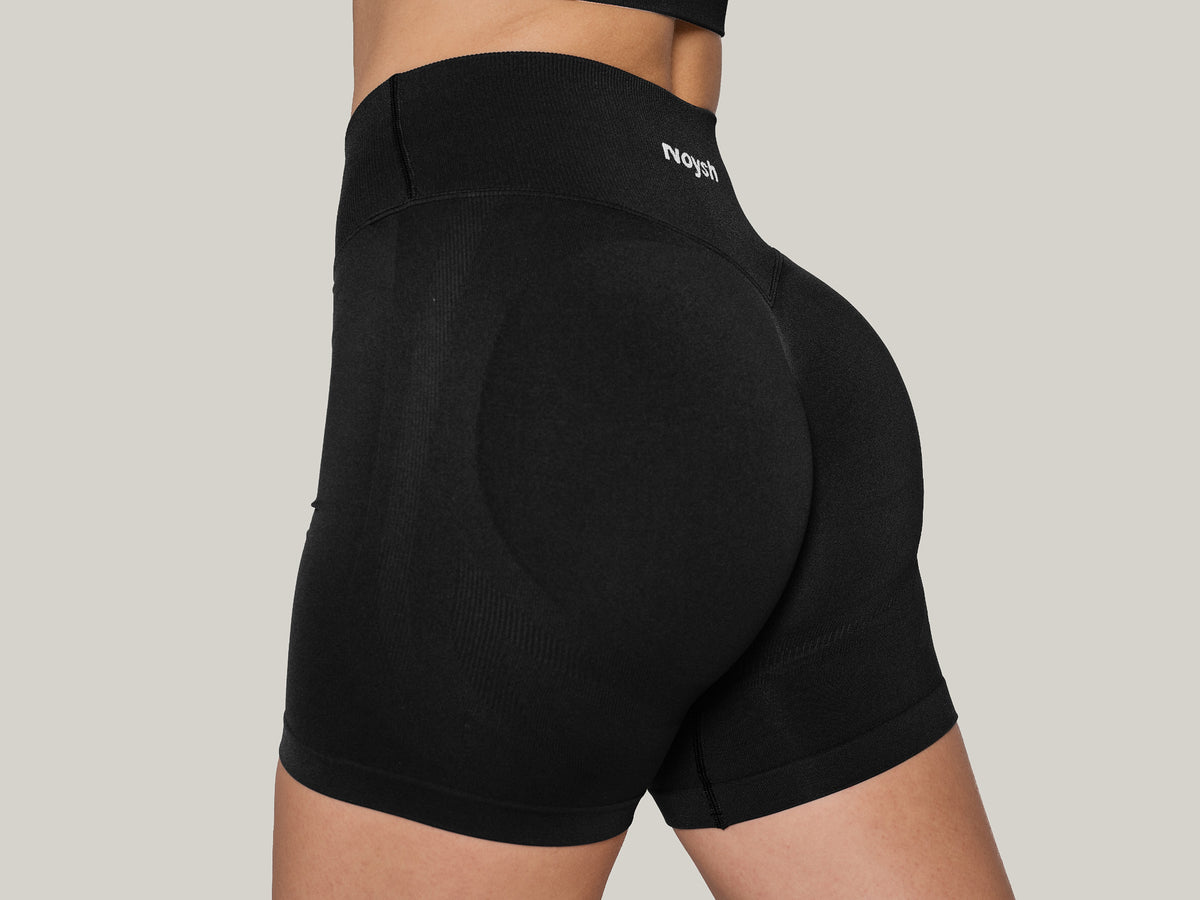 Sculpt Shorts, Noir — Black