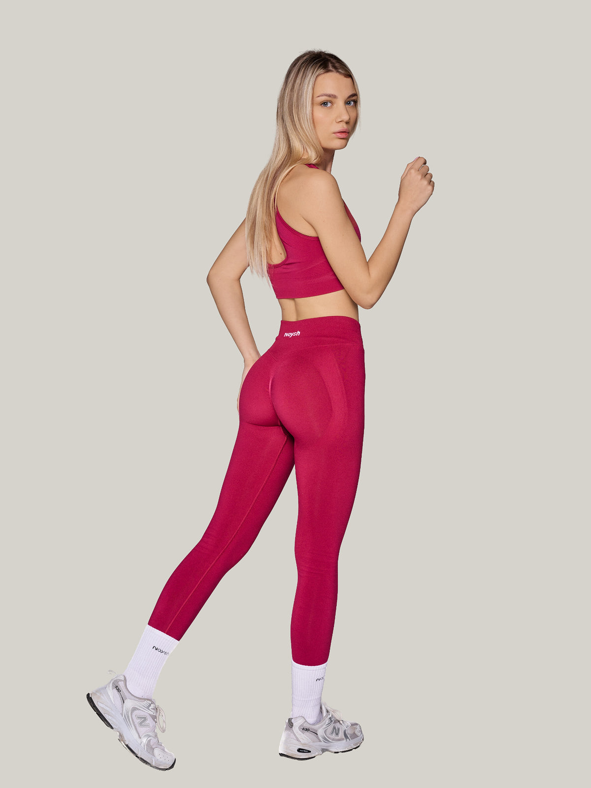 Sculpt Leggings, Infra — Raspberry
