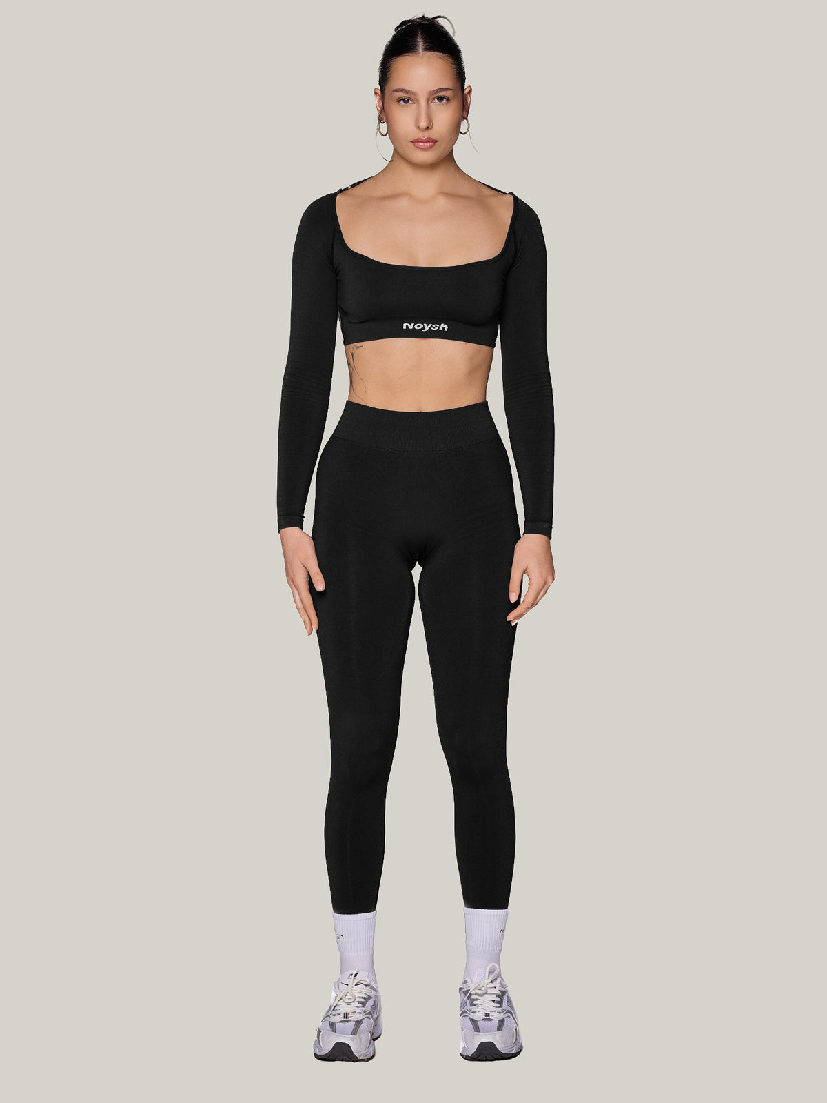 Sculpt Longsleeve, Noir — Black
