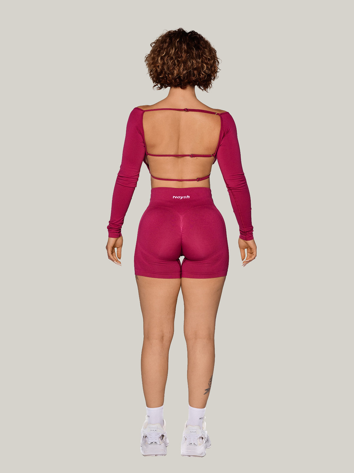 Sculpt Longsleeve, Infra — Raspberry
