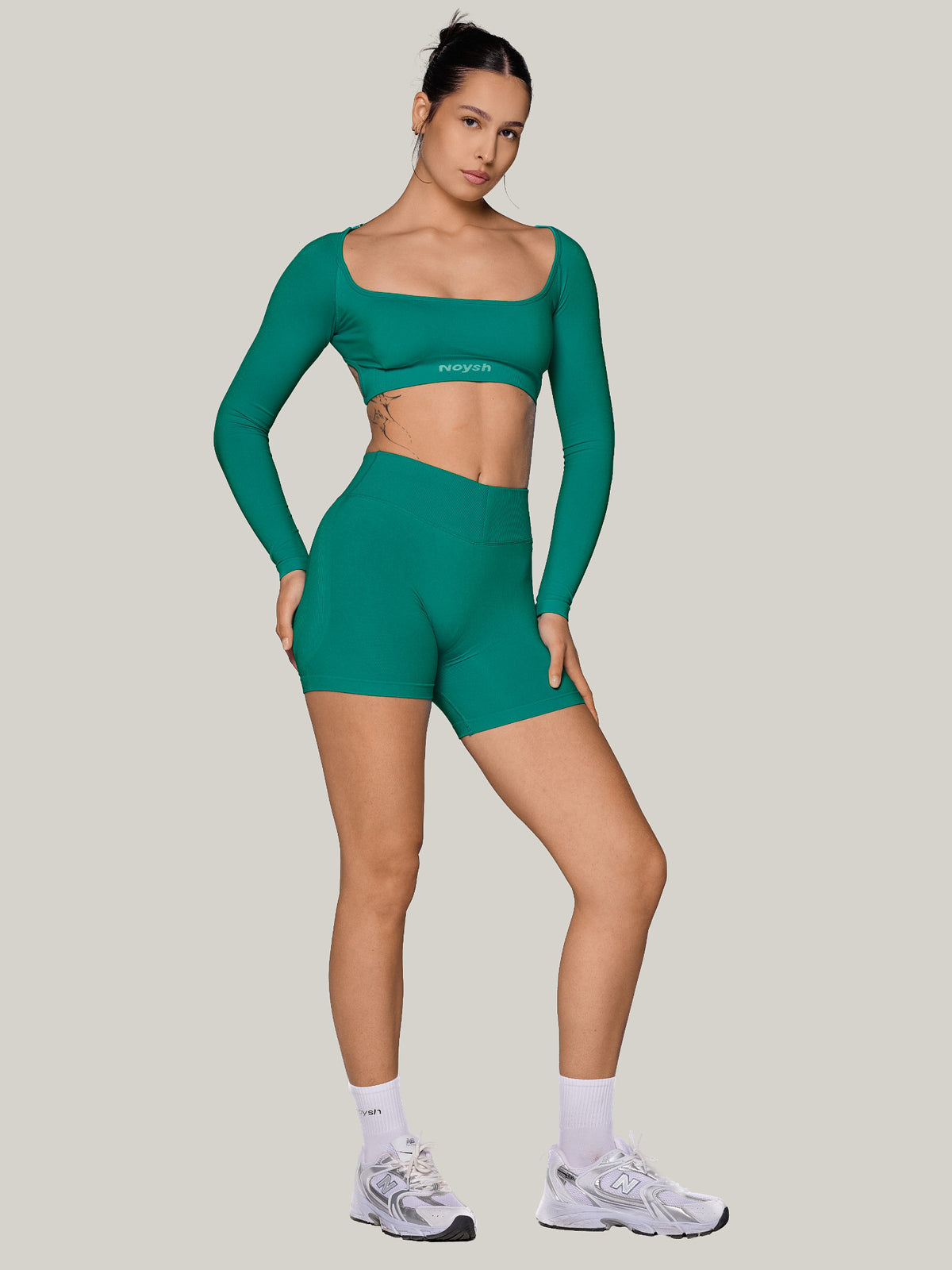 Sculpt Longsleeve, Ozone — Teal